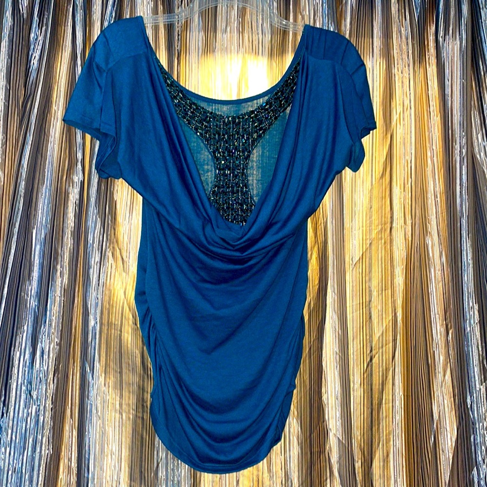 Absolutely Stunning Beaded Back Top